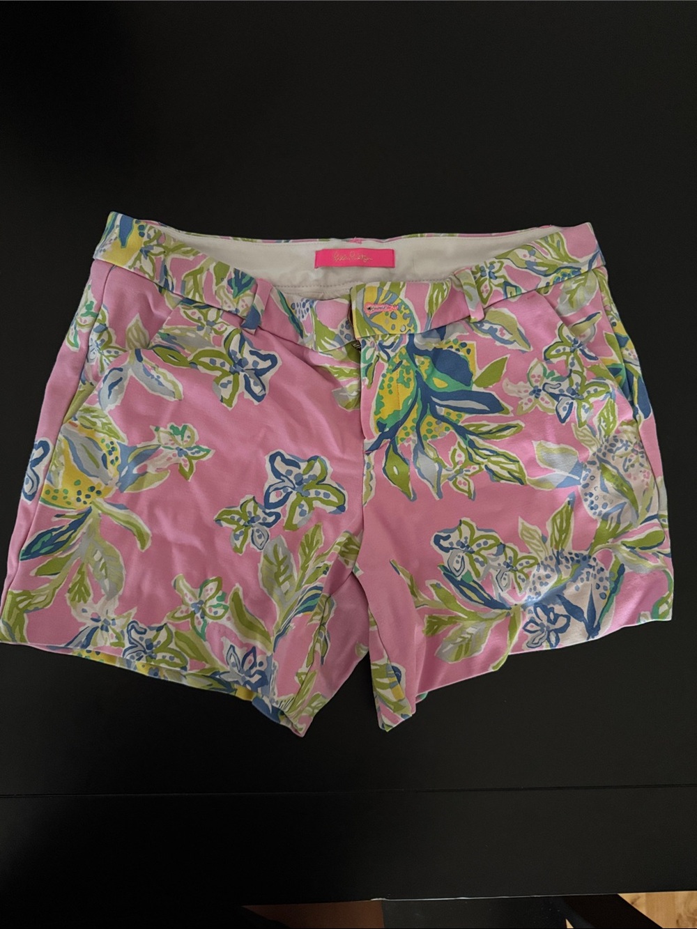 Lilly Pulitzer Pink Tropical Floral Shorts